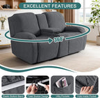 Ruaozz Loveseat Recliner Covers - Image 5