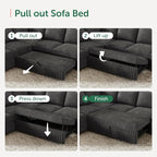 HONBAY Modular Sectional Sleeper Sofa - Image 5