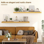 36 Inch Floating Shelves, 12 Inch Deep Floating Shelves - Image 5