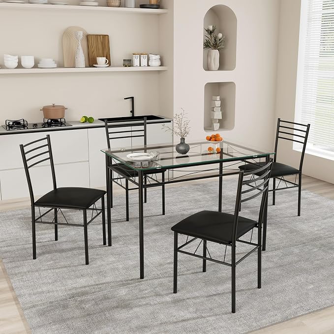 NAFORT 5-Piece Dining Table Set - Image 6