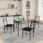 NAFORT 5-Piece Dining Table Set - Image 6
