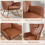 VECELO Rocking Chair Nursery - Image 7
