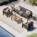 Aluminum Outdoor Patio Furniture Set by Oasbira