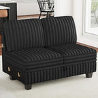 Belffin Corduroy Fabric Loveseat Module by Belffin