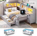 DICTAC Twin Corner Bed Frame by DICTAC