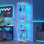 Glass Display Cabinet with Doors, Bookcase - Image 8