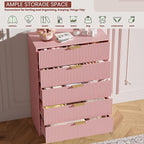 Garvee 5 Drawer Dresser for Bedroom - Image 7