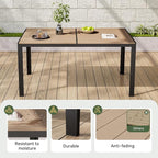 Aoxun 7-Piece Patio Table and Chairs Set - Image 5