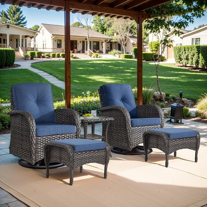 Belord Small Conversation Sets Patio Funiture - Image 2