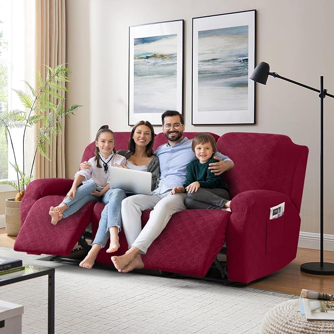 Timeles Recliner Covers for 3 Seater Reclining Couch Covers Sofa Slipcover - Image 8