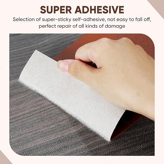Leather Repair Tape, 16 x60 Inches Self Adhesive Leather Repair Patch，Leather - Image 3