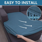 Waterproof Sectional Couch Covers, Non Slip Sofa Cushion Covers | L Shape - Image 8