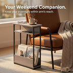 Narrow Side Table, 3-Tier Slim End Table - Image 8