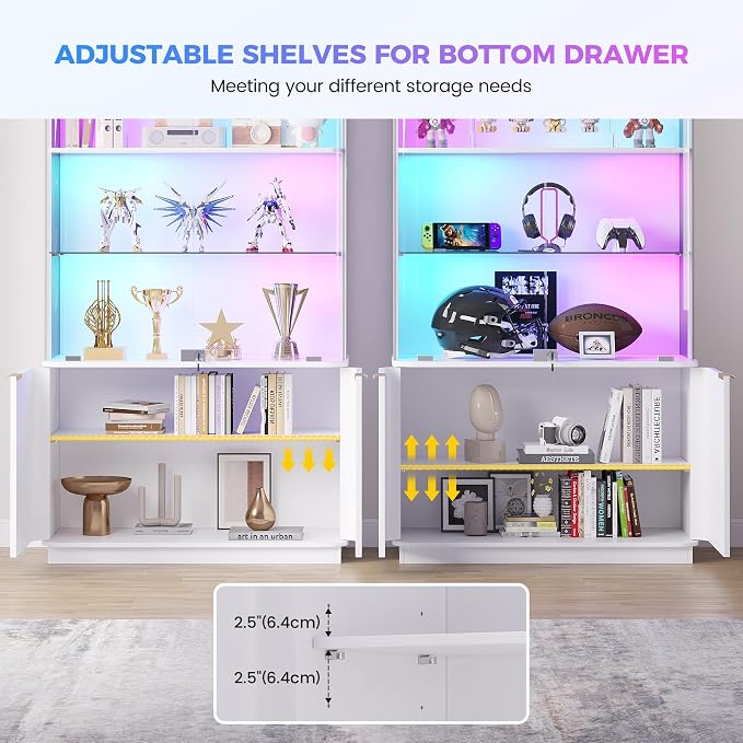 71" Tall RGB Display Cabinet - Image 7