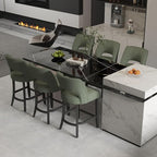VKNOW Bar Stools Set of 2, Modern Counter Stools - Image 3