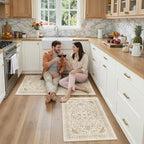 Madane 2-Piece Area Rugs Set, Small Kitchen Runner Non-Slip, Low Pile Floor - Image 4