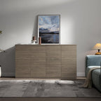 SICOTAS Buffet Cabinet with Storage Accent Sideboard Modern Credenza with Doors - Image 2