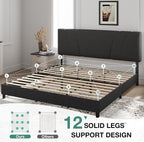 Novilla King Size Bed Frame - Image 5