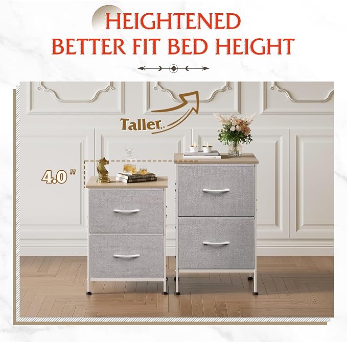 WLIVE Nightstand, Nightstand - Image 8