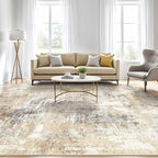 LOONGRUG 8x12 Area Rug Washable Large Neutral Modern Living Room Rugs | - Image 5