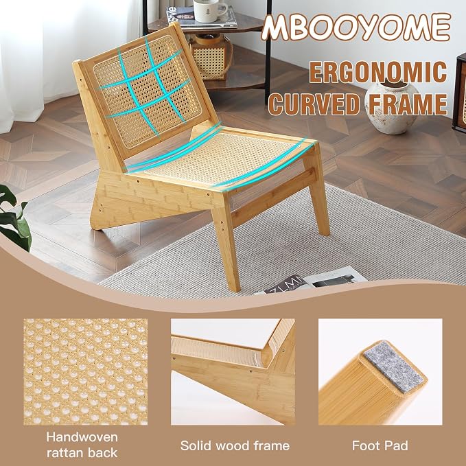 MBOOYOME Mid Century Modern Accent Chair - Image 5