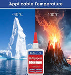 LOOCTOT 60g Medium CA Glue Premium Adhesive. All Purpose, Quick Drying Super - Image 4