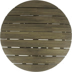 Merax Patio Outdoor Acacia Wood Round Coffee Table - Image 4
