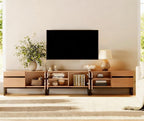 WAMPAT Modern TV Stand for 32-110 Inch TVs, Wood Entertainment Center - Image 3
