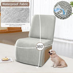 ALIECOM 100% Waterproof Recliner Sectional Couch Covers L Shape Stretch Corner - Image 4
