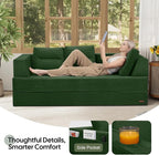 COMAX Futon Sofa Bed Queen, 4 in 1 Folding Boneless Sleeper Corduroy Couch - Image 4