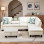 97.5" L Shaped Couch Set, Modular Sectional Couches by Topcomfy