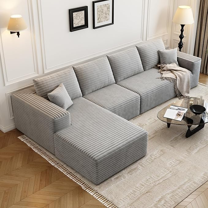 135.4" Cloud Modular Sectional Sofa Couch - Image 5