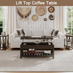 ChooChoo Coffee Table Lift Top, Converts to Dining Table - Image 3