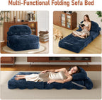 Folding Sofa Bed, Convertible Sleeper Chair - Image 3