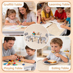 Pterying Kids Table and Chairs Set - Image 7