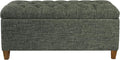 Homepop Home Decor Tufted Ainsley Button Storage Ottoman Bench by HomePop