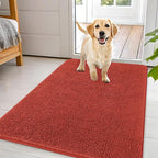 OLANLY Dog Door Mat for Muddy Paws 44x32, Super Absorbent Chenille Mud Mat | by OLANLY