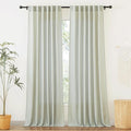 RYB HOME Linen Semi Sheer Curtains by RYBHOME
