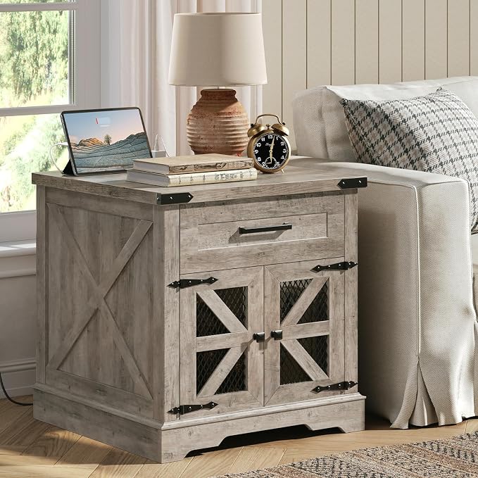 RALGEND Farmhouse End Table by RALGEND