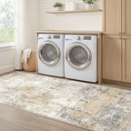 LOONGRUG Runner Rug 2x10 Washable Non-Slip Kitchen Neutral Modern Rug | - Image 7