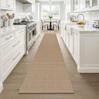KOZYFLY Boho 2x12 Runners Rugs for Hallway, Long Washable Runner Rug, Woven Non - Image 2