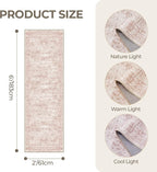 2x6 Runner Rug Non Slip, Washable Hallway Runner Rug, Nursery Room, Soft Runner - Image 2