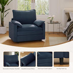 Vesgantti 40" Single Seat Sofa, Comfy Cloud Couch Deep Seat Upholstered Couch - Image 5