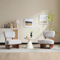 GDFStudio Upholstered Armless Accent Chairs Set of 2 Modern Side Chair by GDFStudio