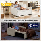 3 in 1 Convertible Sofa Bed, Loveseat Sleeper Sofa - Image 7