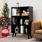 YAHARBO Black Bookshelf, 3 Tier Modern Bookcase - Image 7
