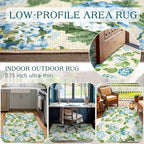 3x5 Floral Entry Rug - Image 5