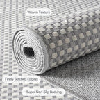 Indoor Front Door Mat Entryway Rug Non Slip Washable Gray 2x3 ft | Front Entry - Image 4
