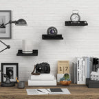 RYOFOBETTO Small Floating Shelf, 6 X 6 Inches Farmhouse Wall Shelves - Image 4