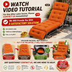 Outdoor Chaise Lounge Cushion, Waterproof 74.4x22x4.7 Inch Thick Cotton Filled - Image 4